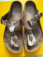 Birkenstock Gizeh gold Gr.39 Hannover - Mitte Vorschau
