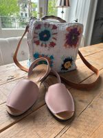 Sandalen Espadrilles Menorquina Ibiza Look rosa Leder Gr. 38 Neu Nordrhein-Westfalen - Bad Honnef Vorschau