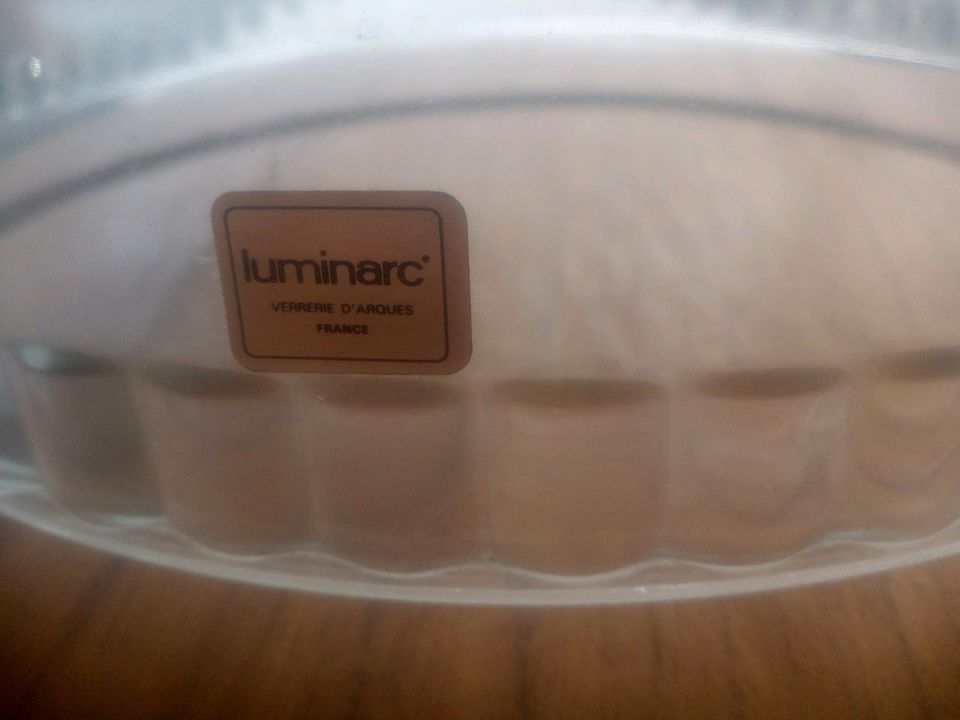 Käseplatte mit Glas Haube von luminarc in Hille