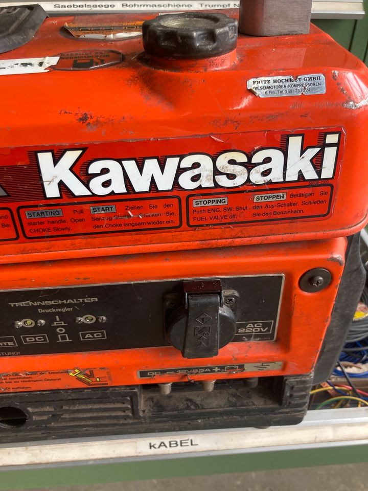 Kawasaki GA1400A  Aggregat Generator Ersatzteilträger Oldtimer in Hillesheim (Eifel)