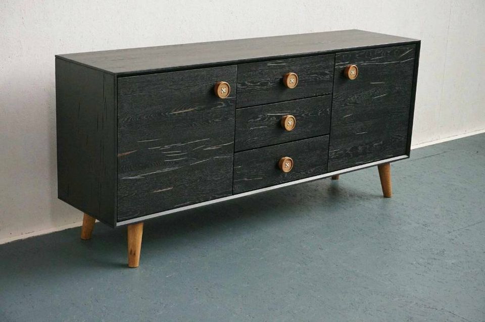 Bodahl Sideboard Tailor # Mocca black # Massiv-Möbel in Alsfeld