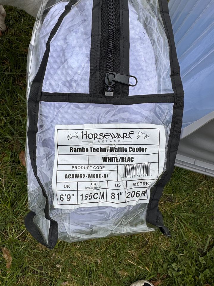 Horseware Rambo Waffle Coller 155cm weiss in Joachimsthal