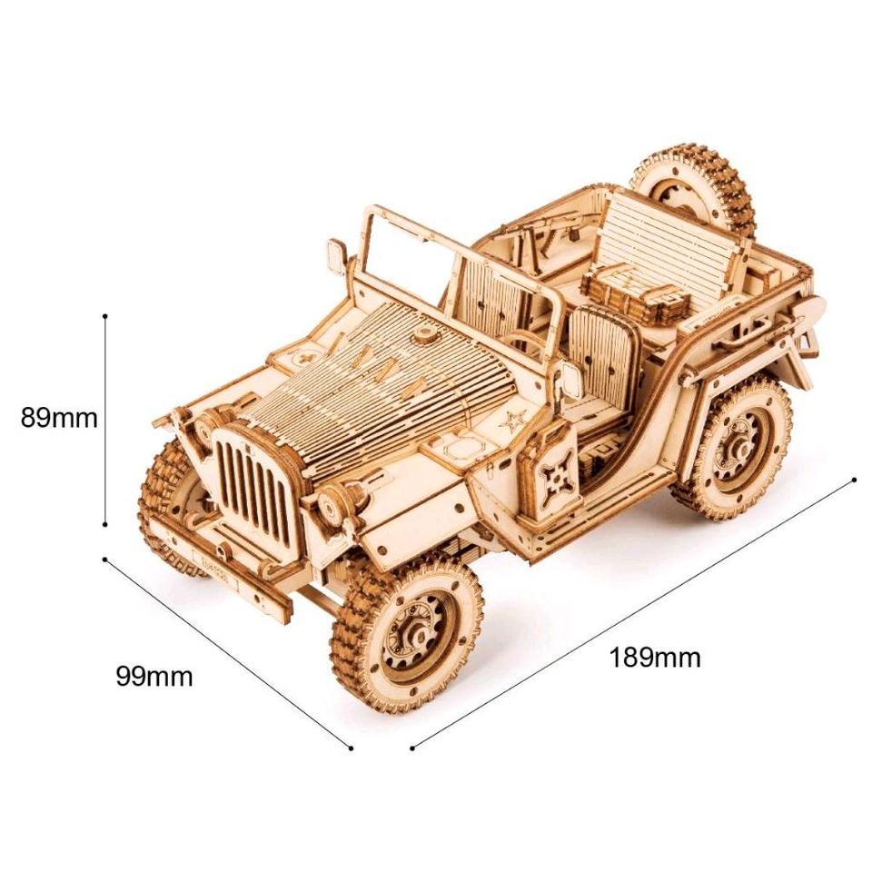 3D Holzpuzzle Jeep / Eisenbahn in Dresden