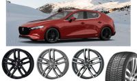 Mazda 3 Winterreifen Winterräder 19 Zoll Felgen 5x114,3 Hankook Hessen - Hofbieber Vorschau