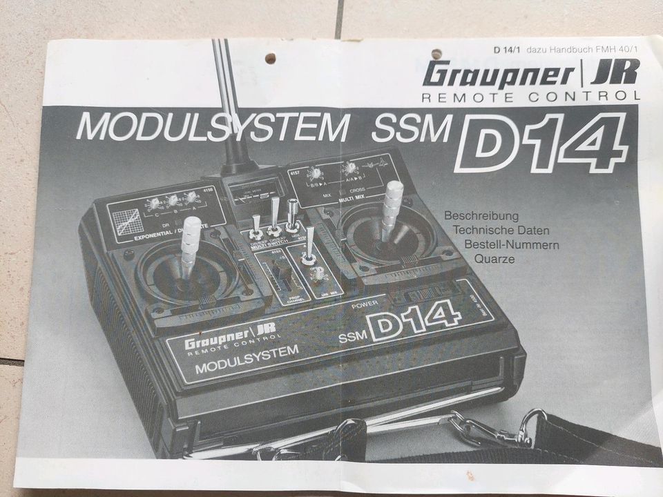 RC Fernsteuerung Graupner JR SSM D14 in Schortens