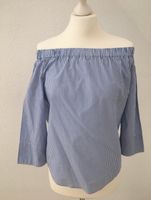 Blau weiße off shoulder Bluse von Marie Lund Kreis Pinneberg - Pinneberg Vorschau