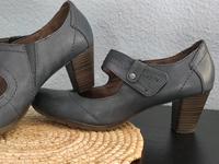 blaue Leder Pumps mit Riemchen Gr. 41 H Dortmund - Körne Vorschau