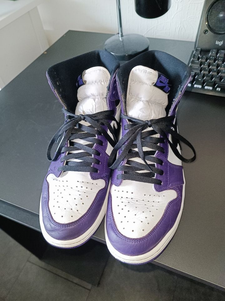 Nike Air Jordan 1 Retro High OG Court Purple GR. EU 47.5 US 13 in Rellingen
