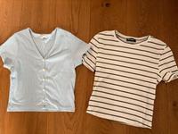 subdued Tally Weijl cropped Shirt Streifen hellblau weiß 36 S M Köln - Lindenthal Vorschau
