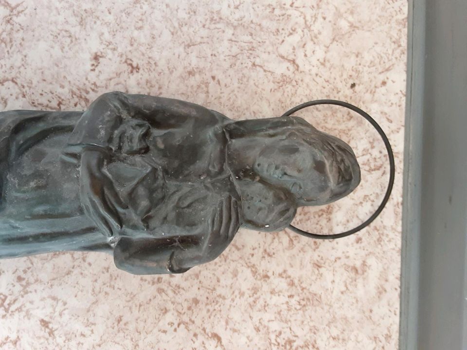 Bronze-Wandfigur Maria mit Kind (ca. 50cm) in Celle