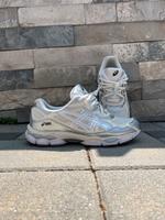 Asics Gel NYC Weiß/Silber/Beige 42,5 Thüringen - Dachwig Vorschau