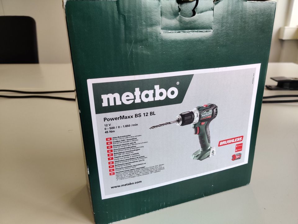 Metabo Akku-Bohrschrauber PowerMaxx BS 12 BL in Bayreuth