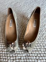 Peep Toe Gr 7 1/2 beige Paul Green Hessen - Königstein im Taunus Vorschau