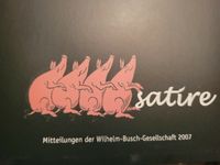 satire: Mitteilungen der Wilhelm-Busch-Gesellschaft 2007 Niedersachsen - Wedemark Vorschau