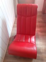 Phono Sessel kaum gebraucht Farbe rot Leder ⁹siehe Bilder Nordrhein-Westfalen - Meerbusch Vorschau