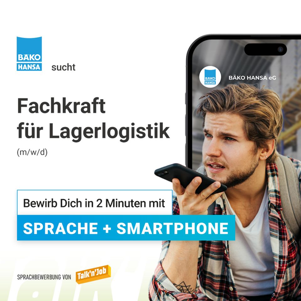 Fachkraft für Lagerlogistik (m/w/d) - Frischdienstbereich bei BÄKO HANSA in Hamburg in Hamburg