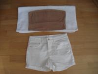 NEUWERTIG Hotpants Shorts Kurze Hose Bandeau H&M Nordrhein-Westfalen - Recklinghausen Vorschau