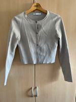 Zara Top/Oberteil Jacke - M - beige/grau Bluse Baden-Württemberg - Neuenstadt Vorschau