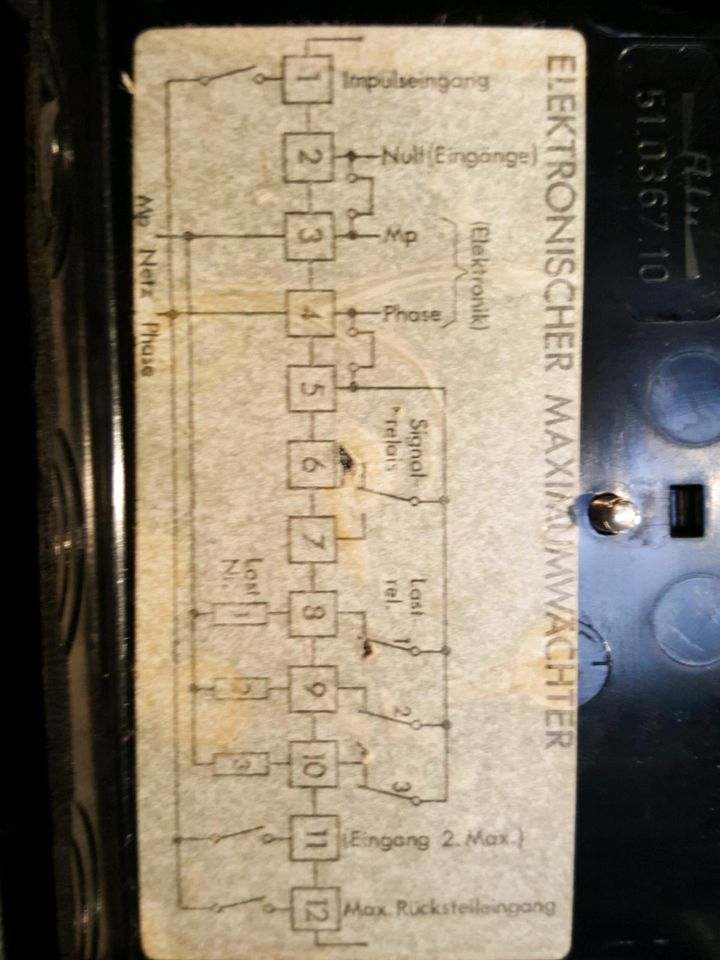 SIEMENS 7 FW6 Elektronischer Maximumwächter gebraucht in Herten