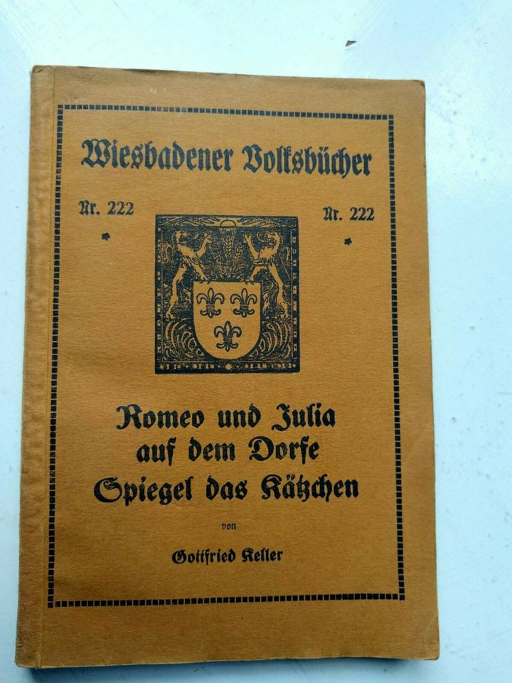 Gottfried Keller; Romeo und Julia auf dem Dorfe - Spiegel das Kät in Brandis