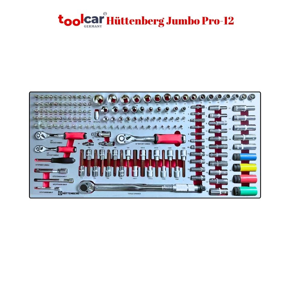 Toolcar Hüttenberg Jumbo Pro 12 Werkstattwagen Werkzeugwagen in Haan