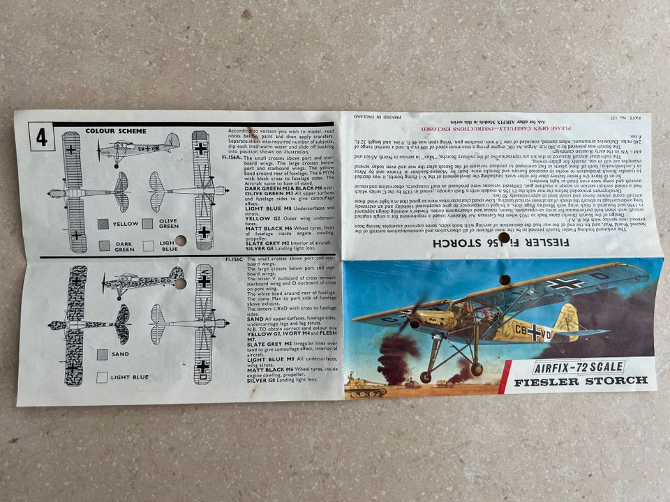 Airfix Modellbau 12 leere Kartons ca 100 Bauanleitungen 1970er in Coesfeld