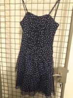 Kleid dunkelblau Punkte Pünktchenkleid mit Jacke Canda 36/38 Hessen - Pfungstadt Vorschau