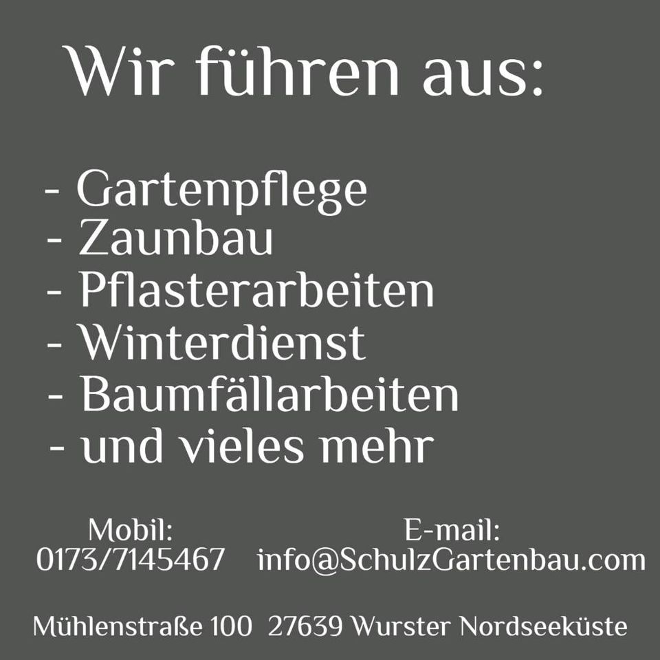 Winterdienst ☆☆☆Nachbarschafts-Rabatt☆☆☆ in Nordholz