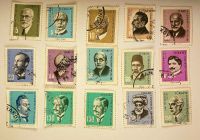 15 gestempelte türkische Briefmarken mit Personen - Sammlerstücke Baden-Württemberg - Schorndorf Vorschau