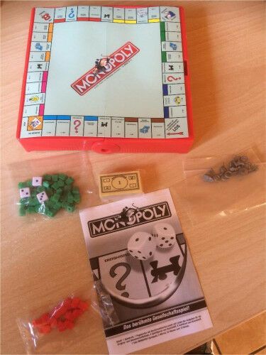 Hasbro Monopoly Kompakt Reisespiel unterwegs Kinder Familien (254 in Harsdorf