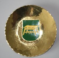 Deko Sammelteller Wappen Ebenrode Ostpreussen Messing Handarb. Baden-Württemberg - Hausen ob Verena Vorschau