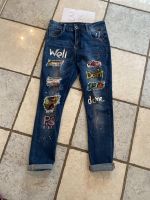 Super Jeans S, 36, 164/170 modisch❤️Aufdruck Stretch  Teeny Rheinland-Pfalz - Zweibrücken Vorschau