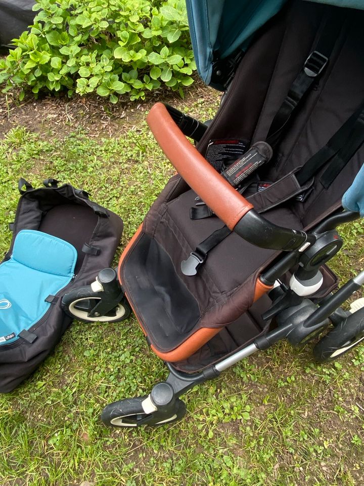 Bugaboo Buffalo Petrol mit Regenverdeck in Dormagen