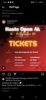 Suche: Kombiticket Haste Open Air Niedersachsen - Wittmund Vorschau