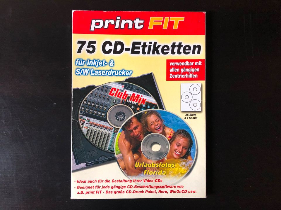 :: 5x Fotopapier & CD-Etiketten für InkJet-Tintenstrahldrucker :: in Orsingen-Nenzingen