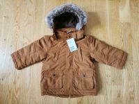 Baby Jacke H&M, Neu, braun, mit Fellkragen, Kapuze, Größe 80 Nordrhein-Westfalen - Soest Vorschau