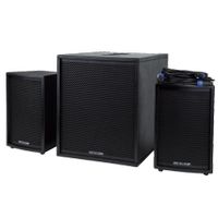 Vermietung Verleih Aktive 2.1 PA-Anlage 900W (Subwoofer + Tops) Wuppertal - Oberbarmen Vorschau