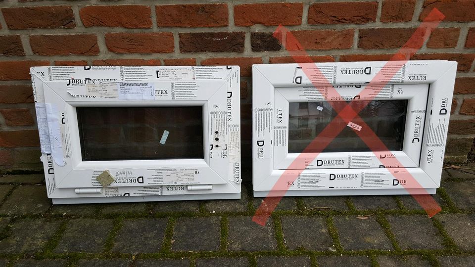 Drutex Kunststoff Fenster 600 x 400 incl. Zubehör NEU in Hörselberg-Hainich