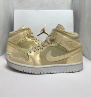 ✅Nike Jordan 1 Mid Goose Feather Yellow (Gold/Beige) 37,5 /US 6,5 Sachsen - Treuen Vorschau