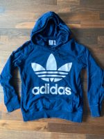 Adidas Hoodie blau Gr 36 ♥️ Logo neuwertig Sweatshirt ne Frankfurt am Main - Bockenheim Vorschau