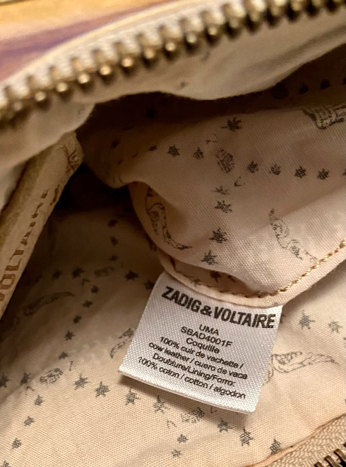 Zadig & Voltaire Leder Clutch Handtasche in Berlin