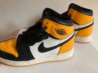 Nike Air Jordan 1 Retro High Gr. 35,5 in gelb/schwarz Baden-Württemberg - Unterensingen Vorschau