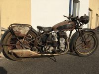 Oldtimer Motorrad Universal 1938 Jap Scheunenfund Schweiz Brandenburg - Herzberg/Elster Vorschau