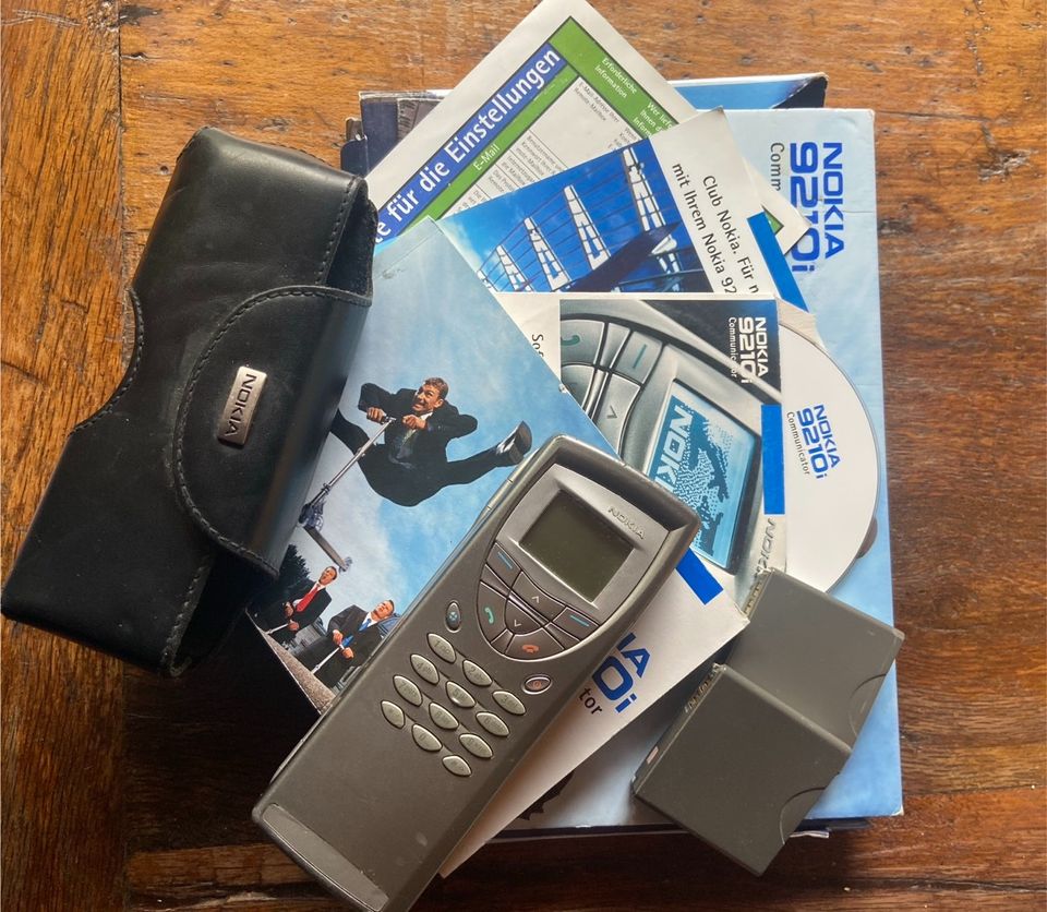 Nokia Communicator 9210 RAE-5N  all in + original Gürteltasche in Neuschönau