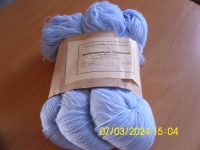 DDR-Maschinenstrickgarn-Hochbausch, hellblau, 550g Mecklenburg-Vorpommern - Schwichtenberg Vorschau