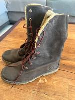 Timberland Stiefel Boots Stiefelette braun Lammfell Gr 39 Bayern - Fahrenzhausen Vorschau