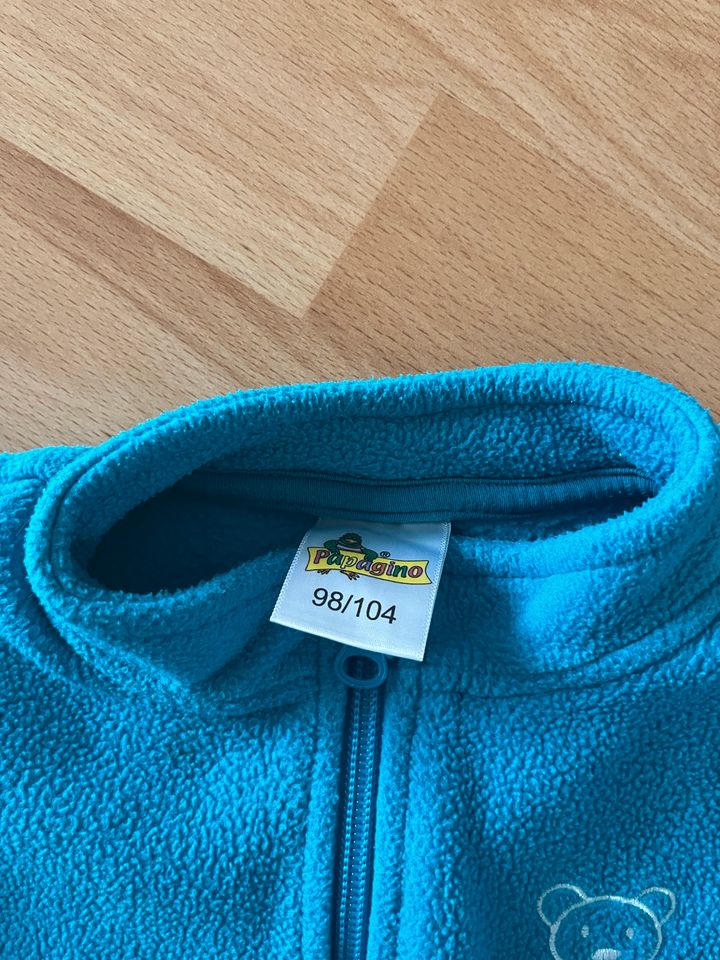 Fleecejacke blau 98/104 Teddy in Weimar