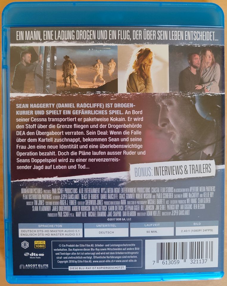 Der Kurier - In den Fängen des Kartells -Blu-Ray,Daniel Radcliffe in Greven