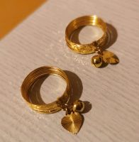 2 gold ringe  mit Herz. Aus 20 Karat, 900 er Gold. Rheinland-Pfalz - Mainz Vorschau