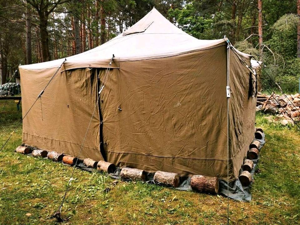 Mannschaftszelt MIETEN orig. NVA 5x5m Partyzelt in Schönhausen (Elbe)